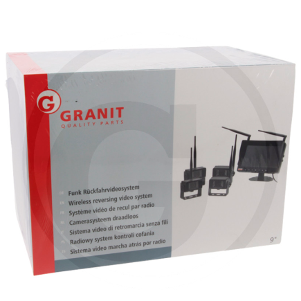 Sistema de vídeo 9" con 4 camaras GRANIT