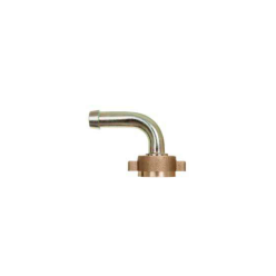 RACOR CURVO 1/2" COMPLETO DE LATÓN (TUERCA CON ALETAS +...