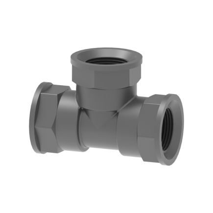 "T" HEMBRA DE PVC