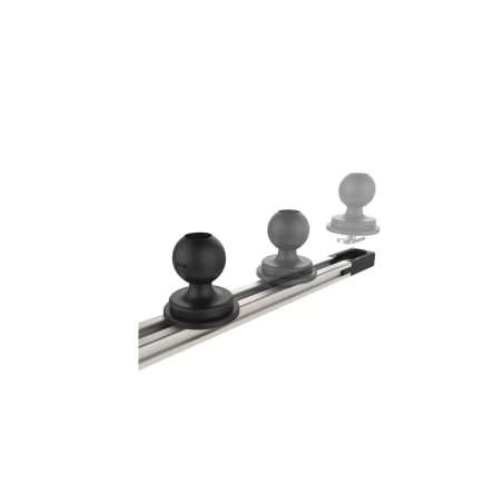 RIEL DE ALUMINIO 9" RAM TOUGH-TRACK 22,86 CM