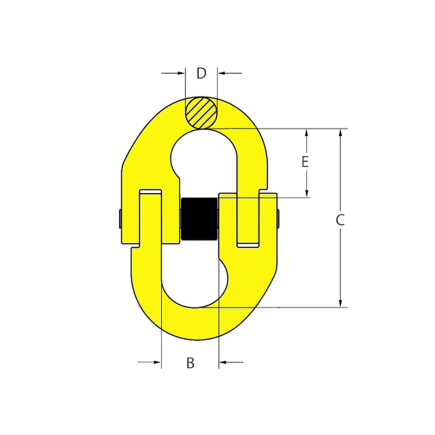 ESLABON CONECTOR GRADO 80