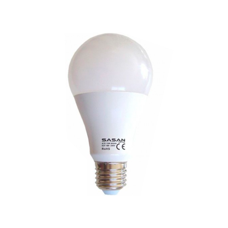 LAMPARA LED ESTANDAR 15W FRIA 6000K E-27