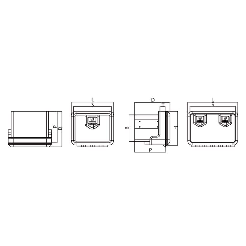 CAJA DE HERRAMIENTAS 500 x 350 x 300 mm DK81100