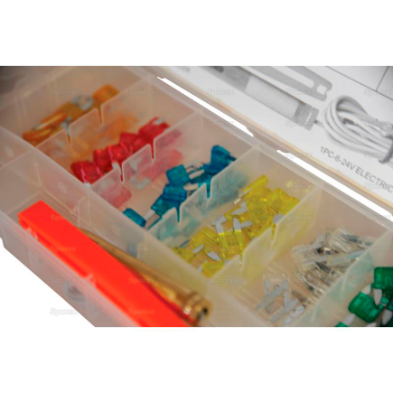 CAJA FUSIBLES + HERRAMIENTAS 93 PIEZAS