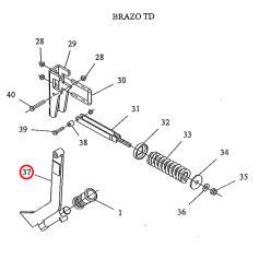 BRAZO SIEMBRA DIRECTA TD - BRAZO CORTO SEMBRADORA 2