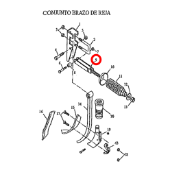 VARILLA ROSCADA PRESION BRAZO REJA SEMBRADORA 2