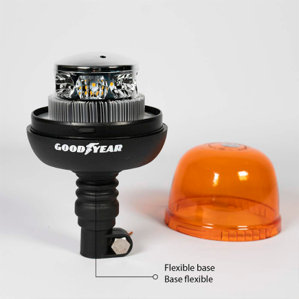 ROTATIVO LED GOODYEAR PLUS GY203WL TUBULAR FLEXIBLE-LED 12-24V